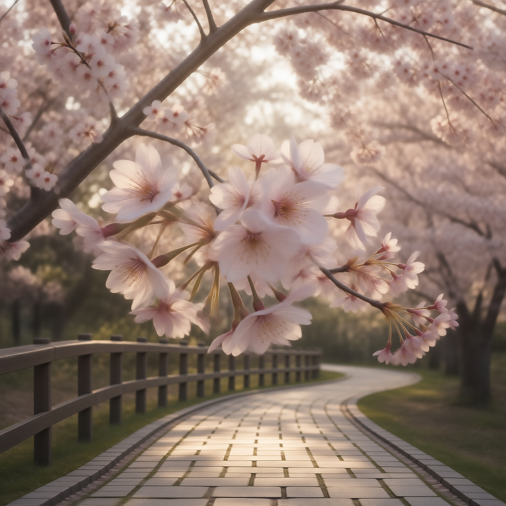 Sakura Path in Spring