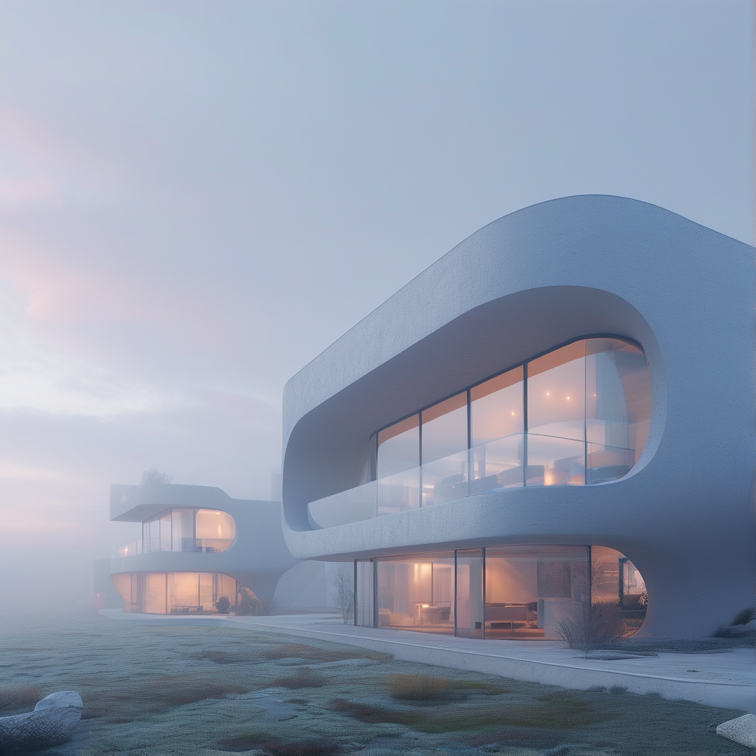 Modern Architecture in Mist