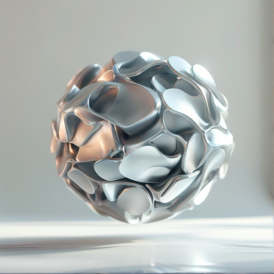 Abstract Metallic Sphere