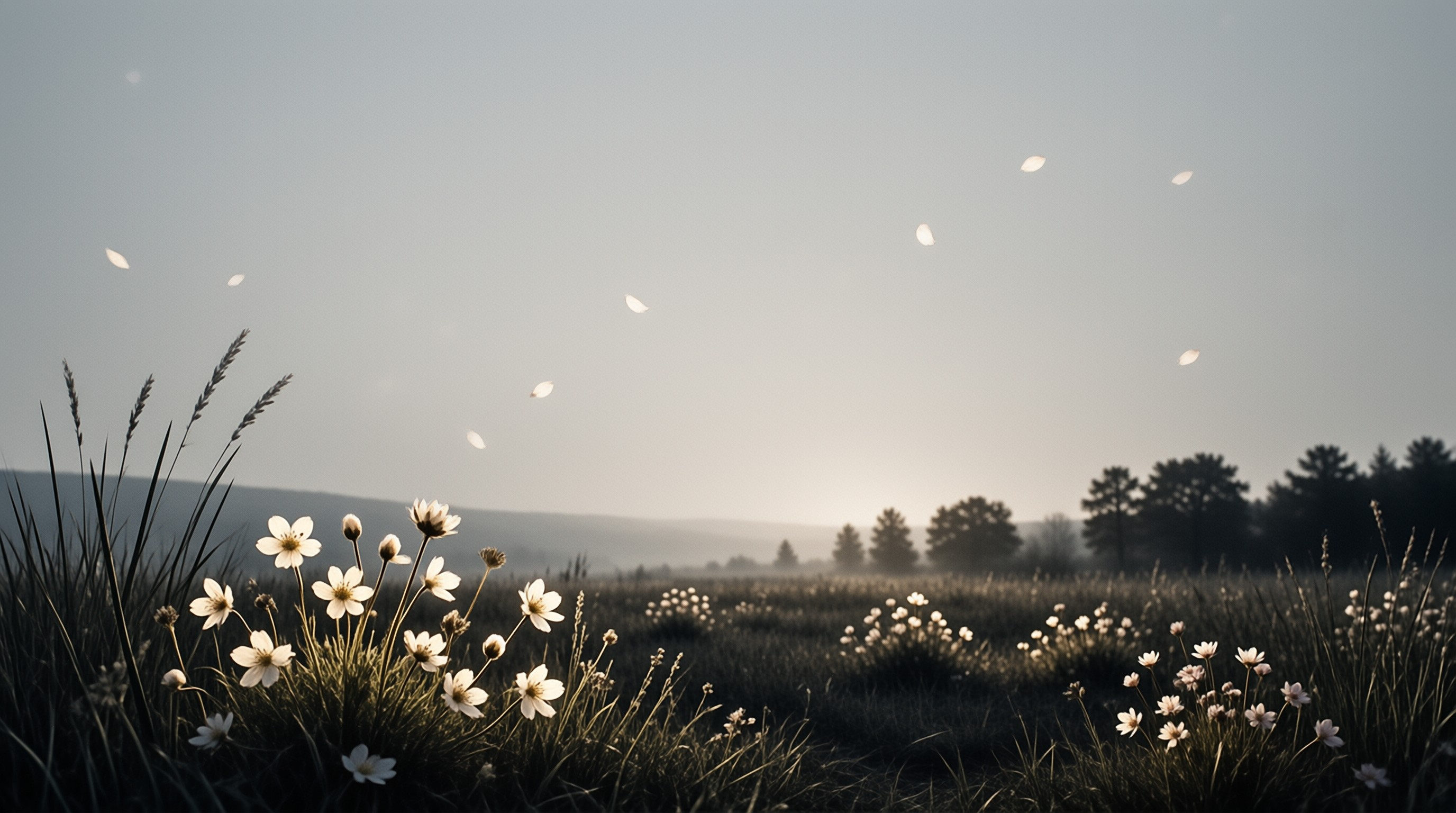 Misty Meadow at Dawn
