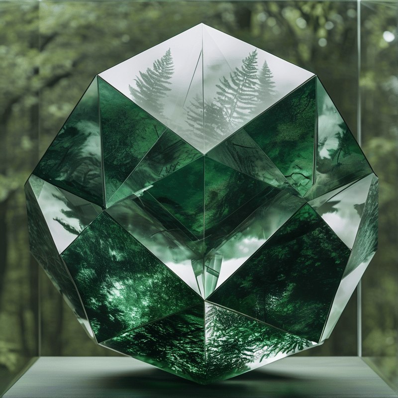 Forest Crystal Reflection