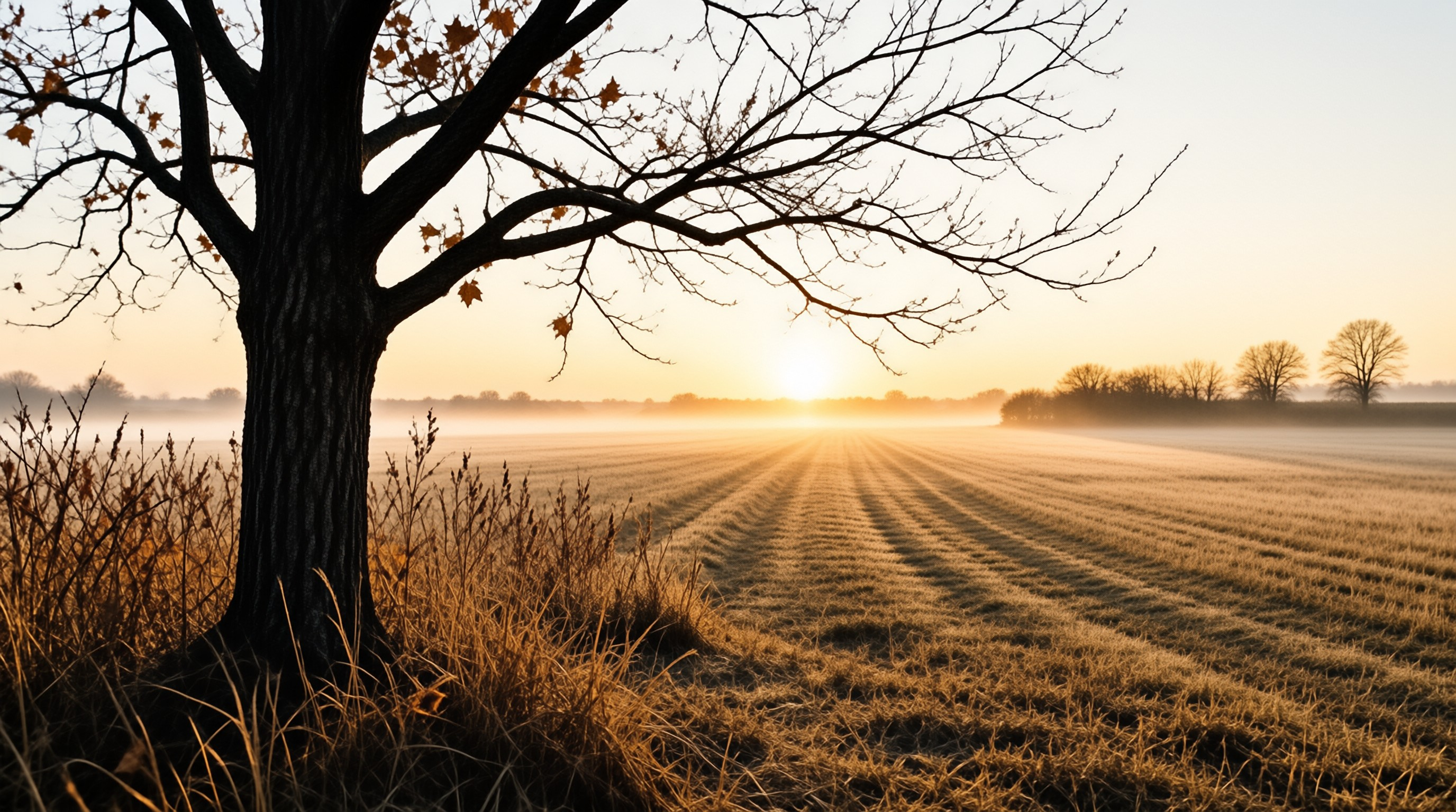 Autumn Sunrise Field