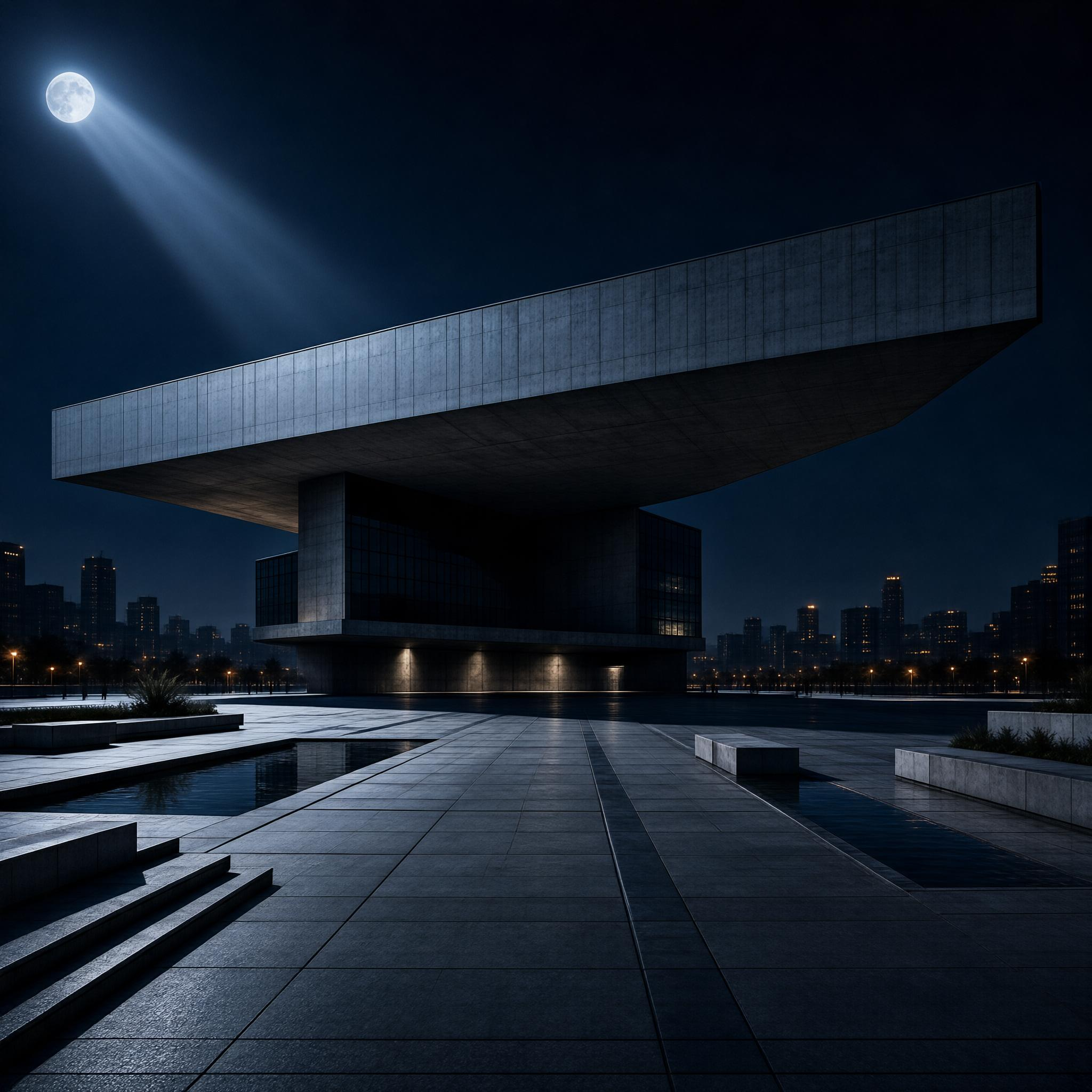 Modern Architecture at Night