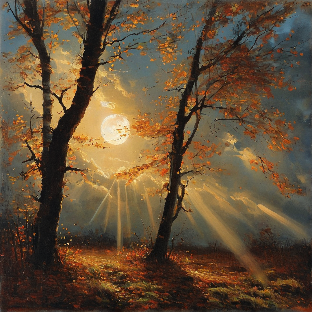 Autumn Forest Sunlight
