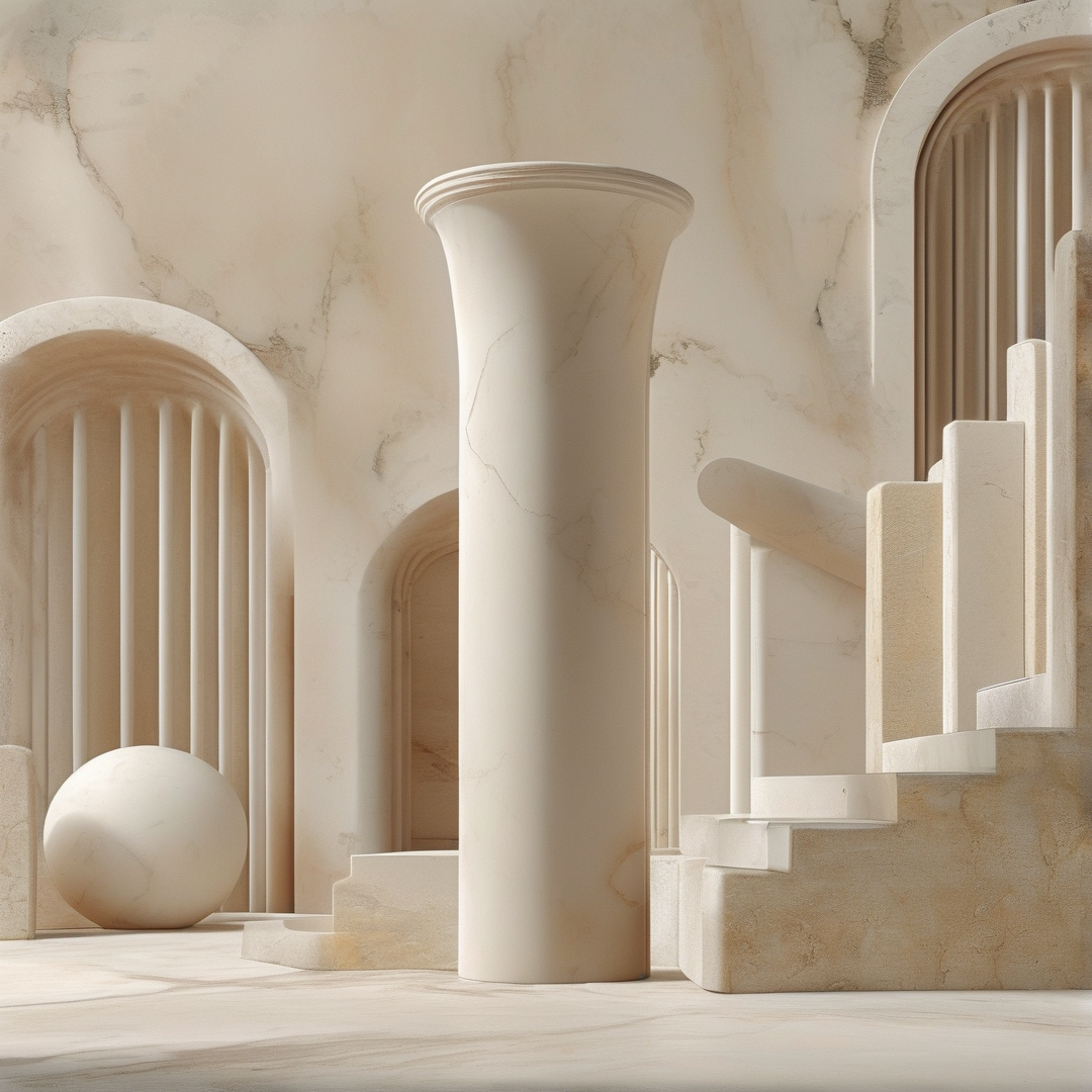 Minimalist Marble Architecture
