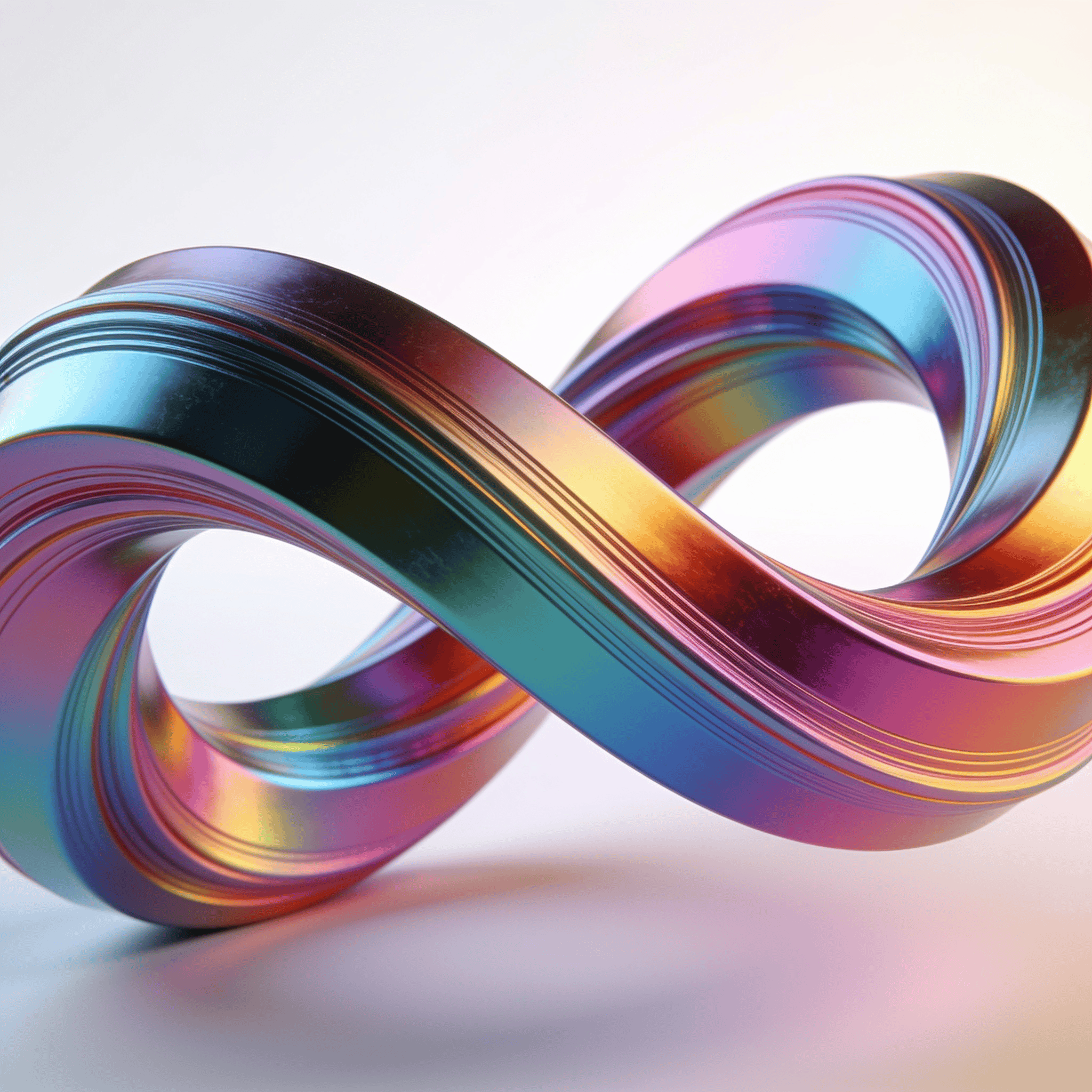 Iridescent Mobius Strip