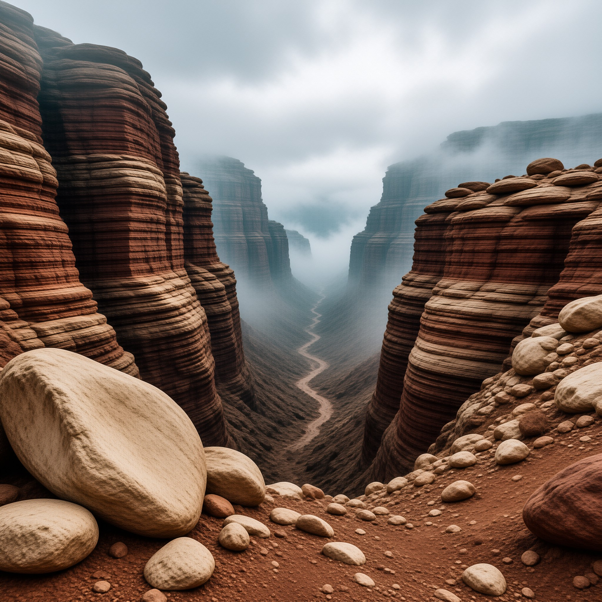 Misty Canyon Path