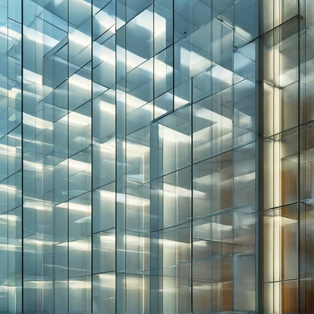 Modern Glass Building Facade