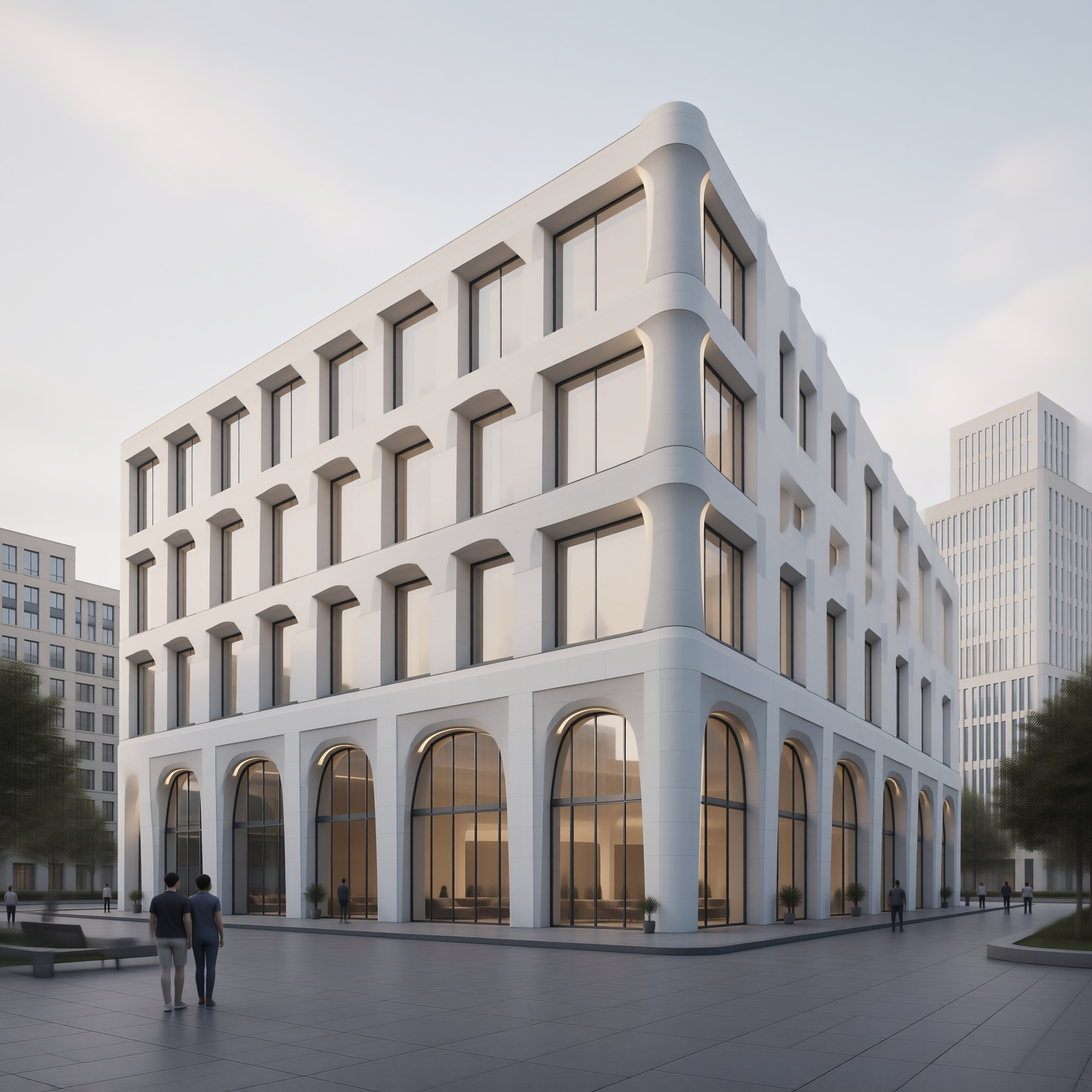 White Modern Office Building