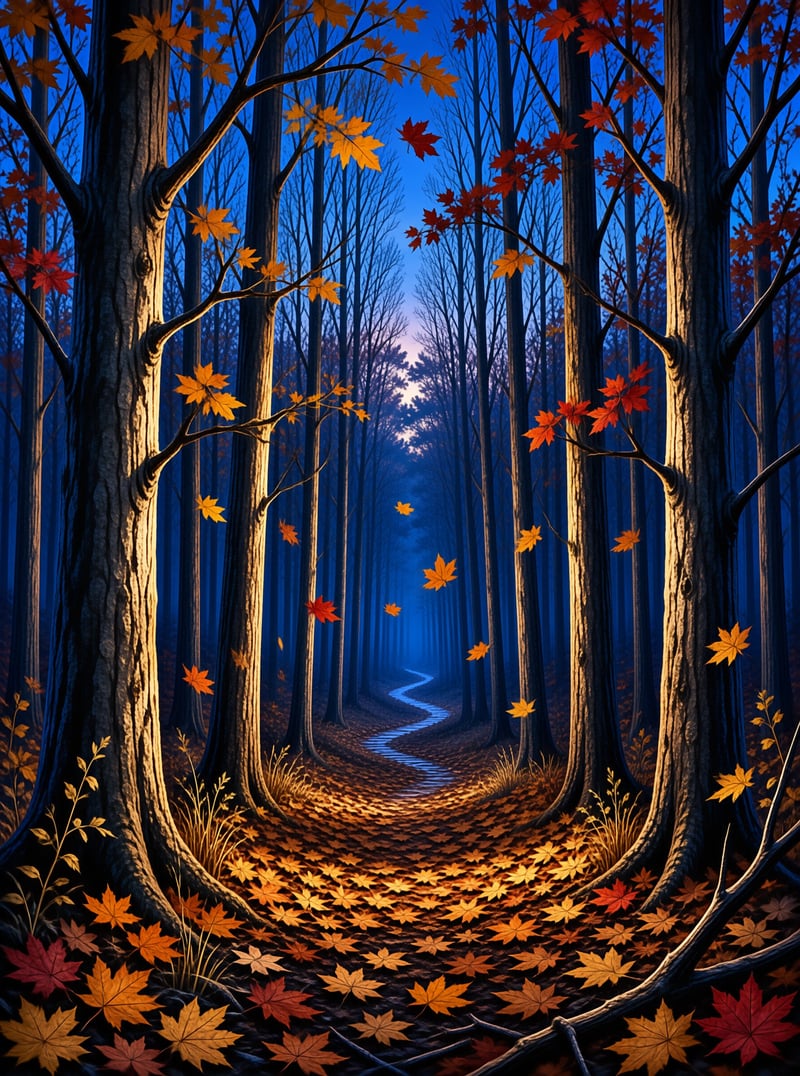 Autumn Forest Path
