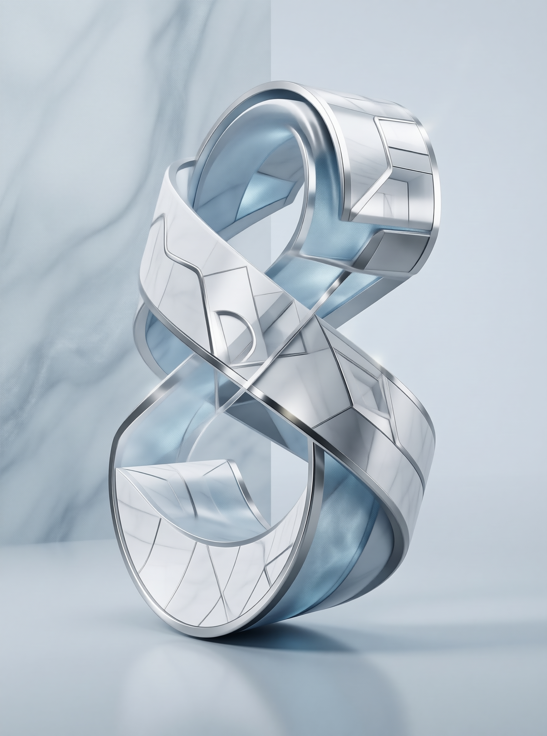 Futuristic Twisted Ring