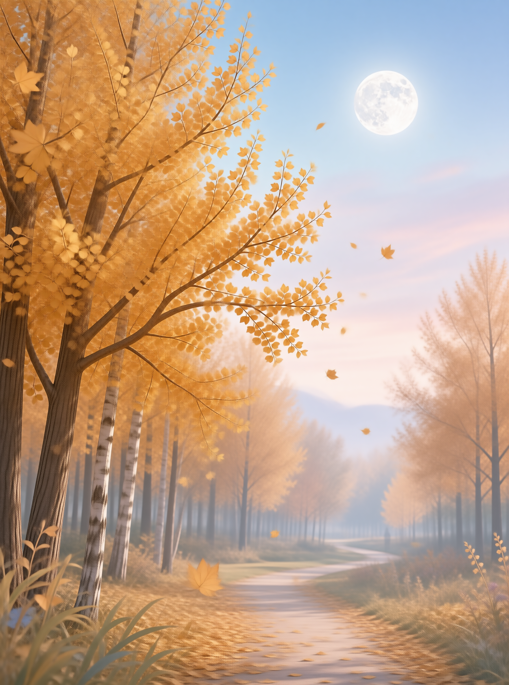 Golden Autumn Path