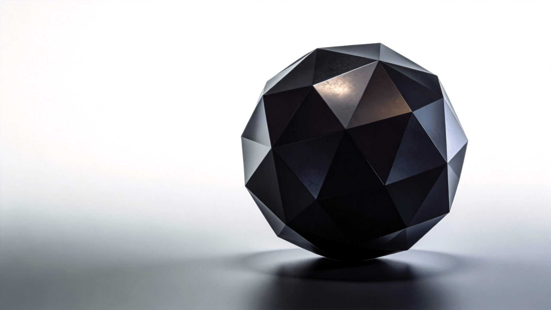Geometric Sphere — Dark Study