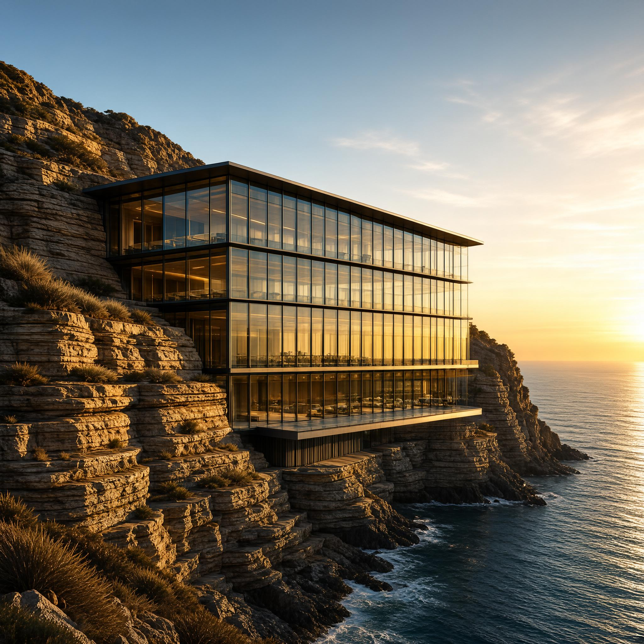 Cliffside Glass House