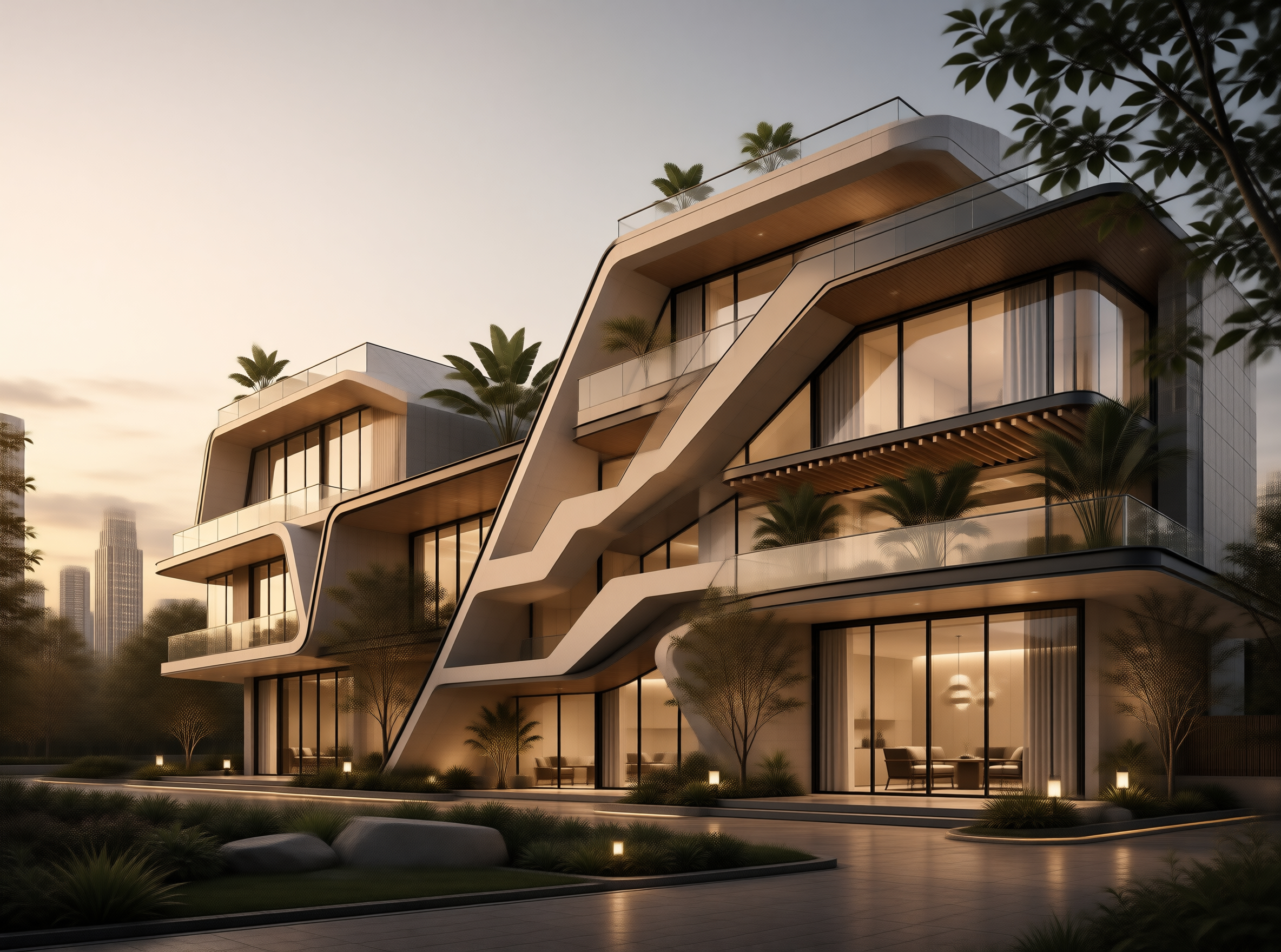 Modern Curved Architecture