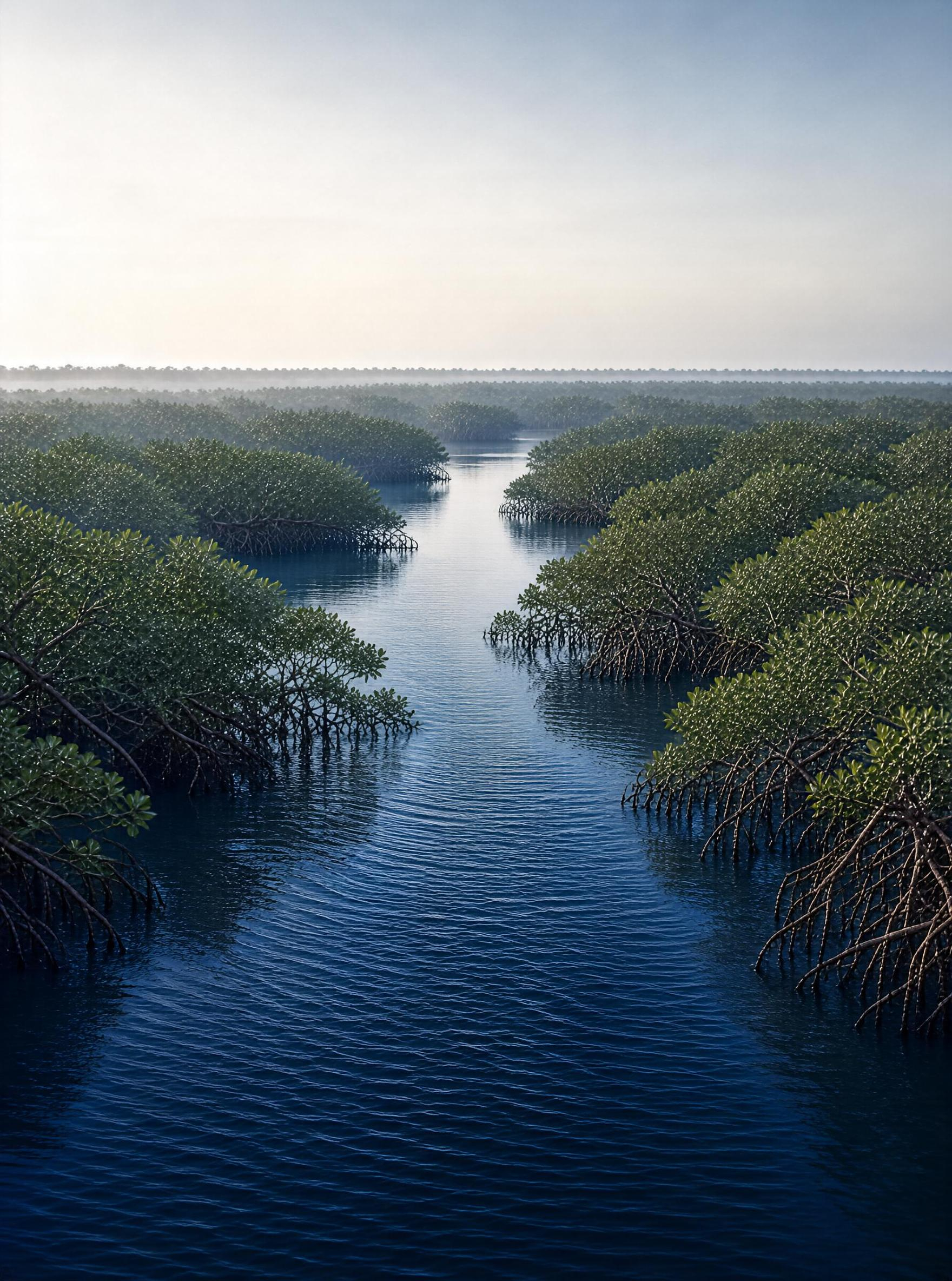 Mangrove Wetland Waterway