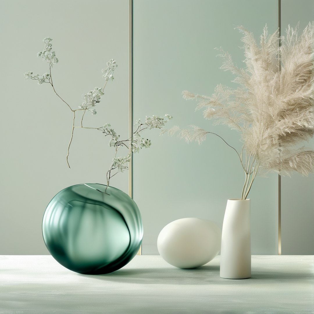 Minimalist Green Still Life