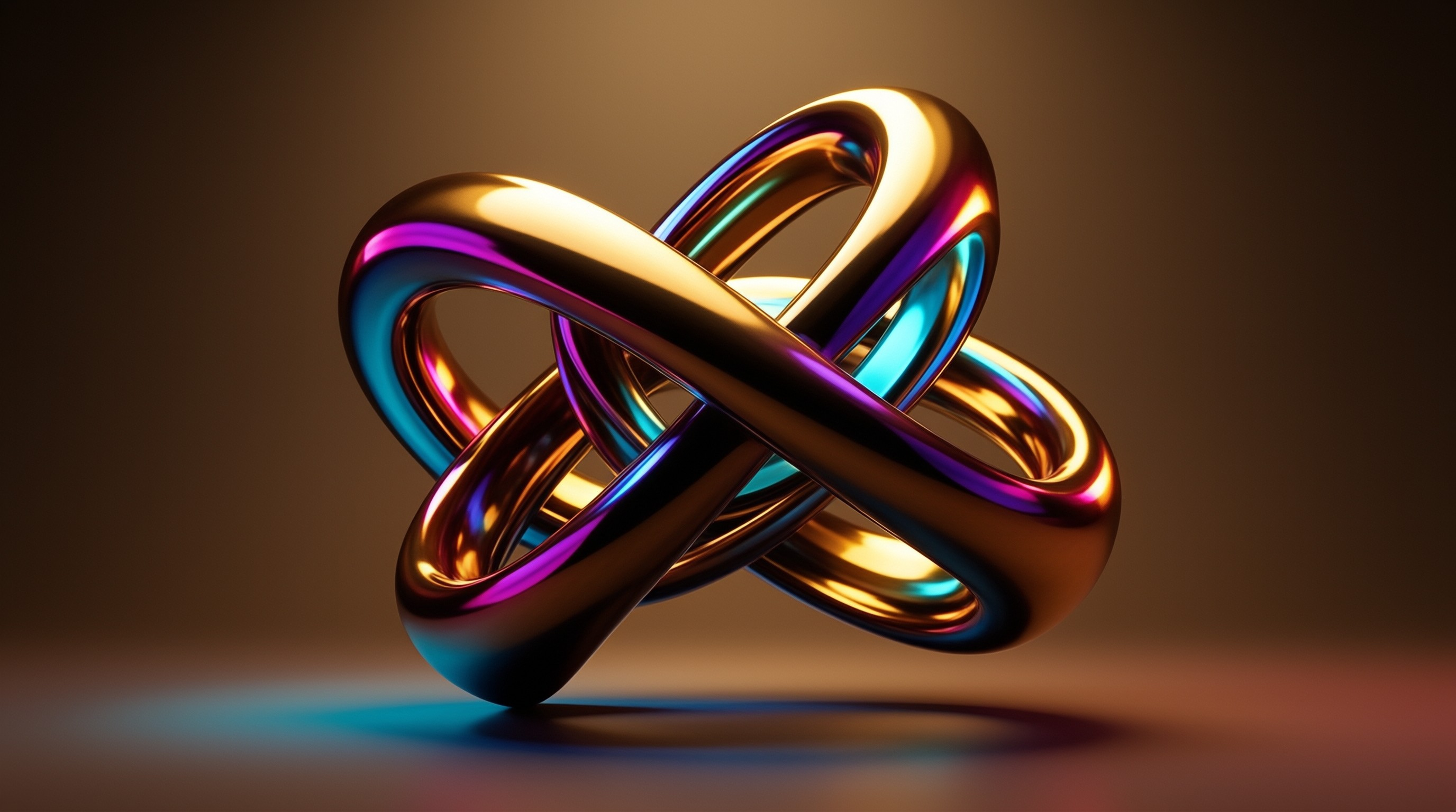 Interlocking Metallic Knot