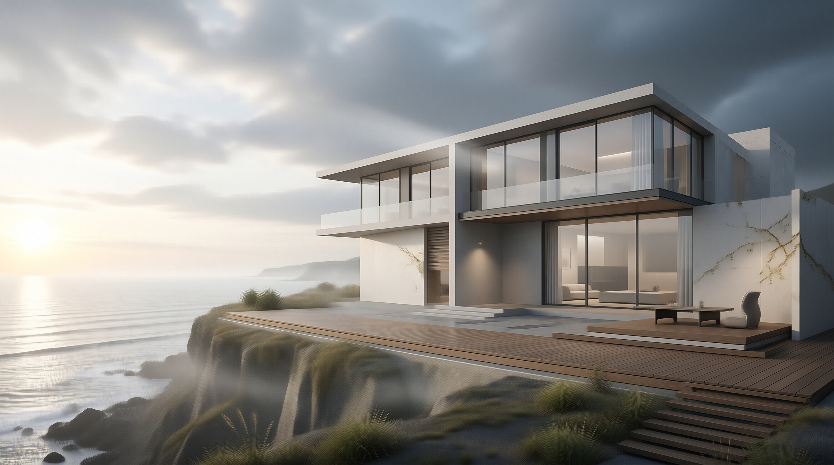 Modern Cliffside Villa
