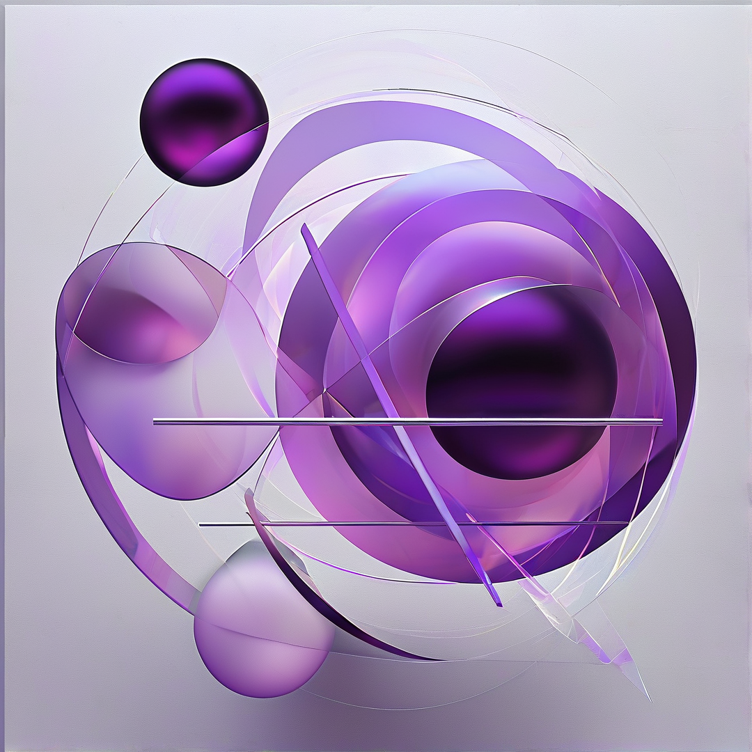 Abstract Purple Geometry