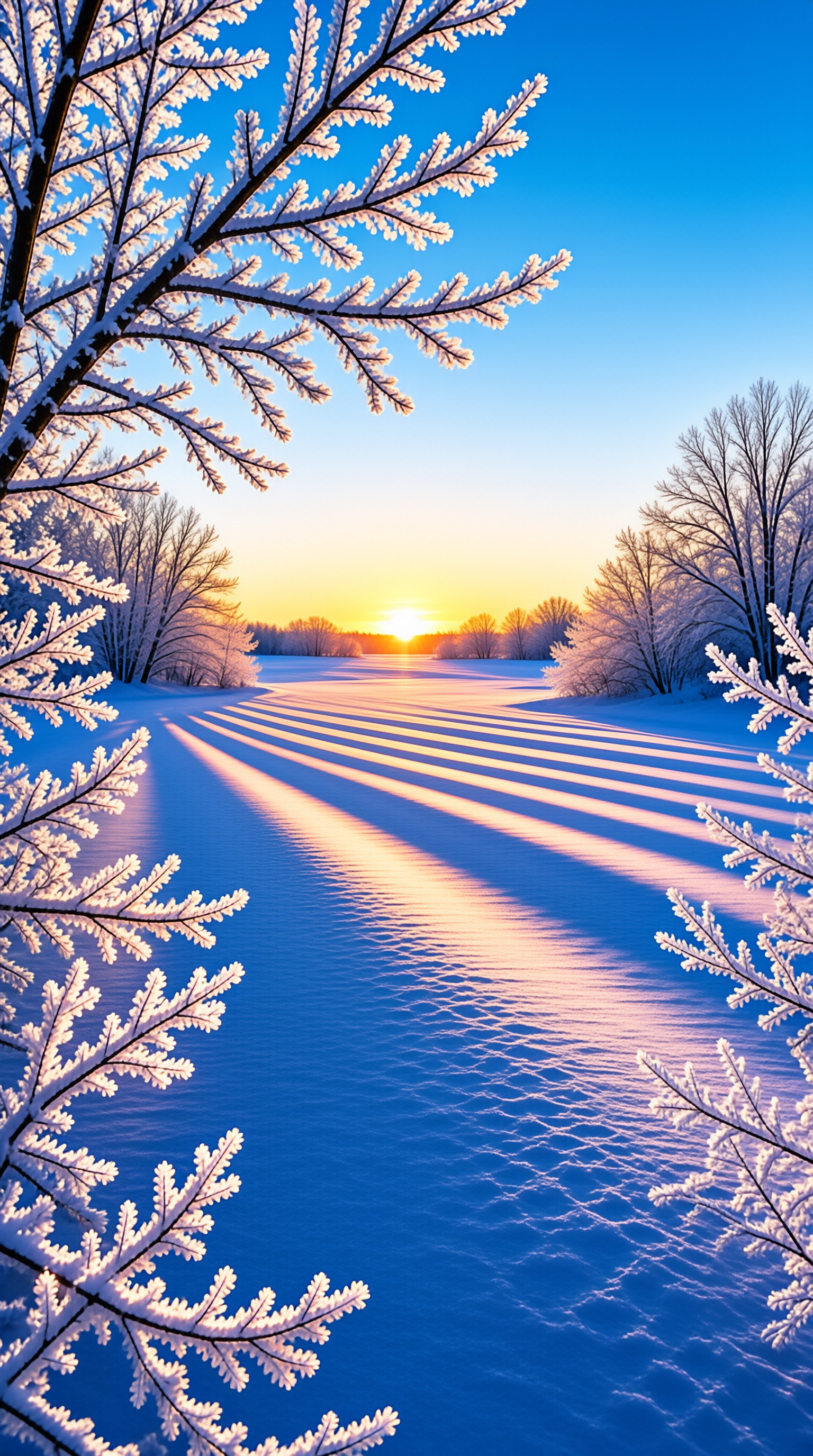 Frosty Winter Sunrise