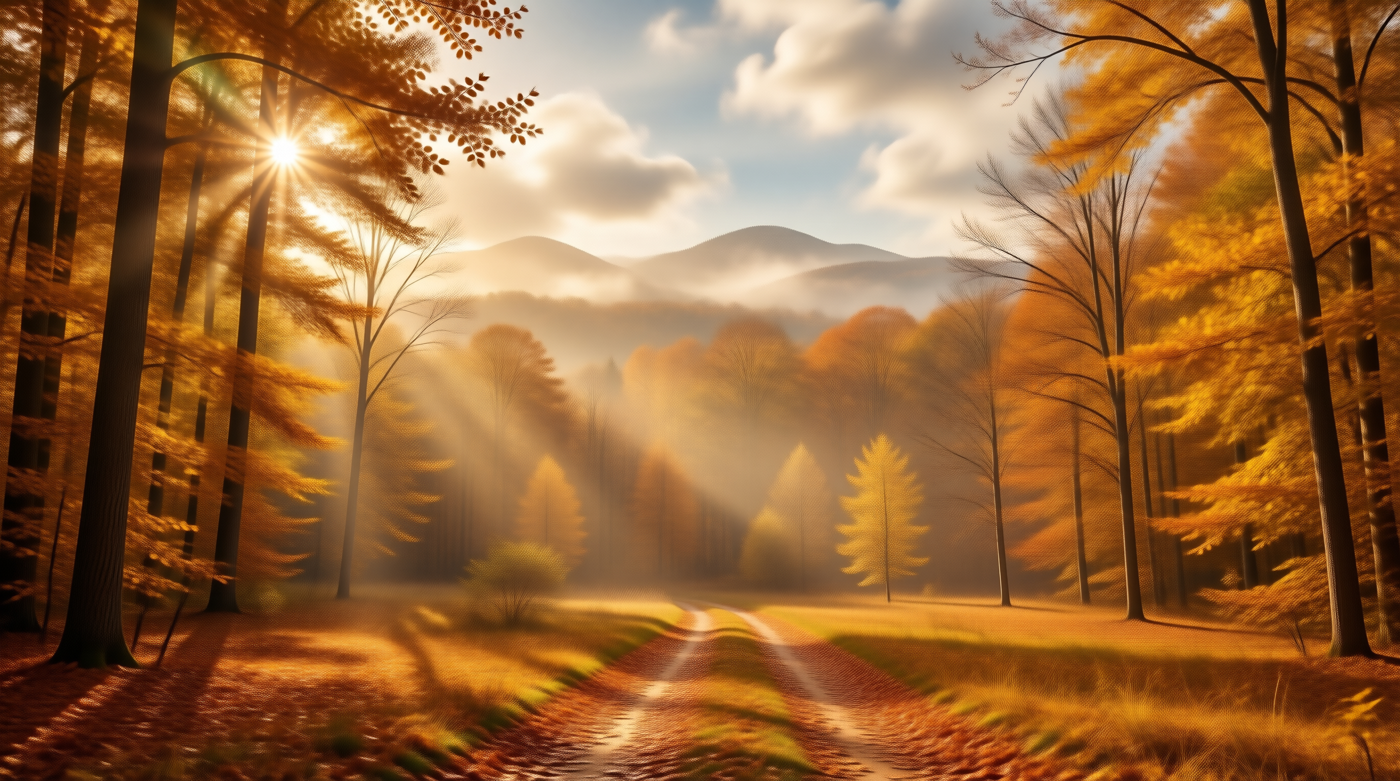 Autumn Forest Path