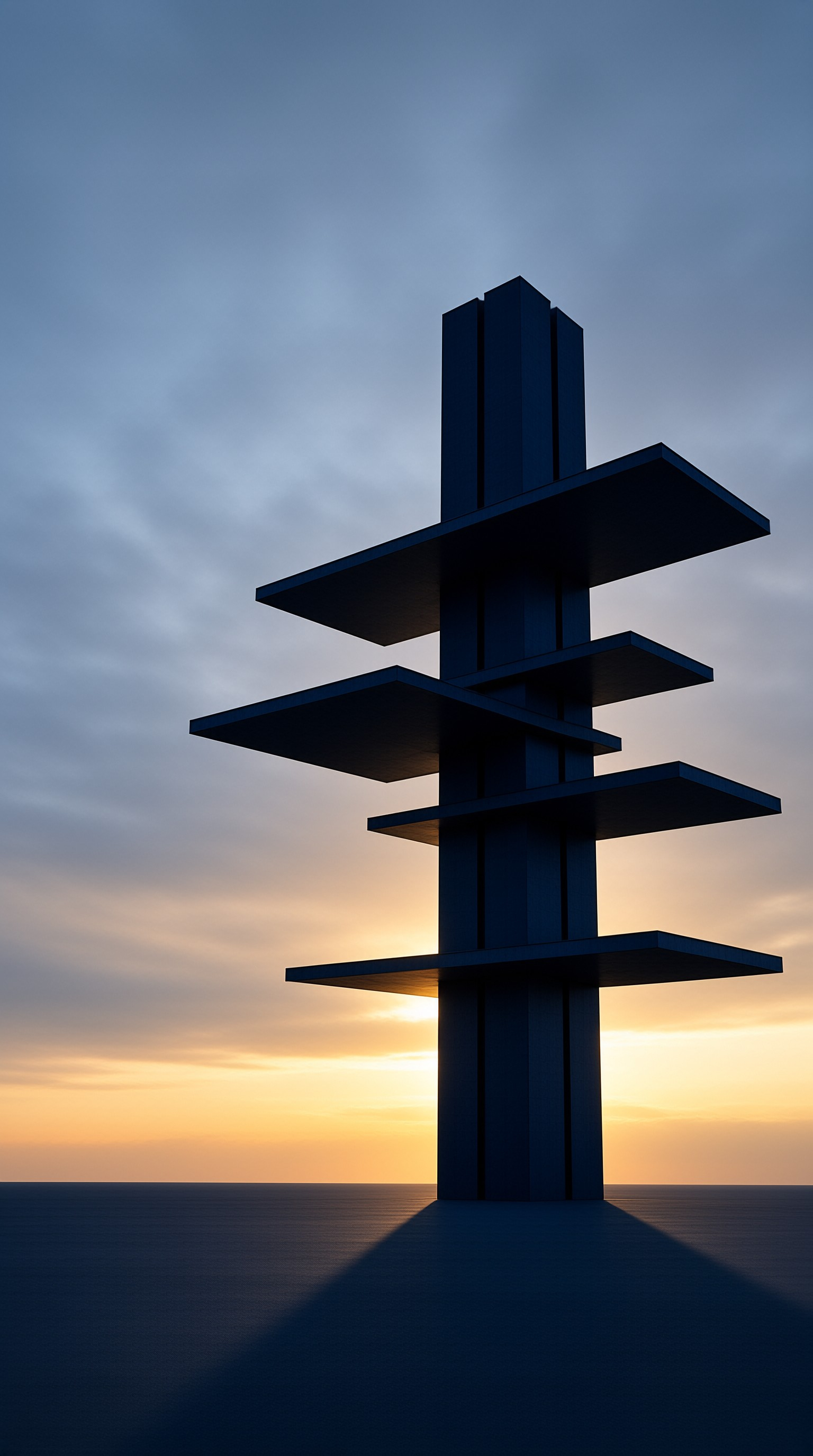 Abstract Sculpture Silhouette