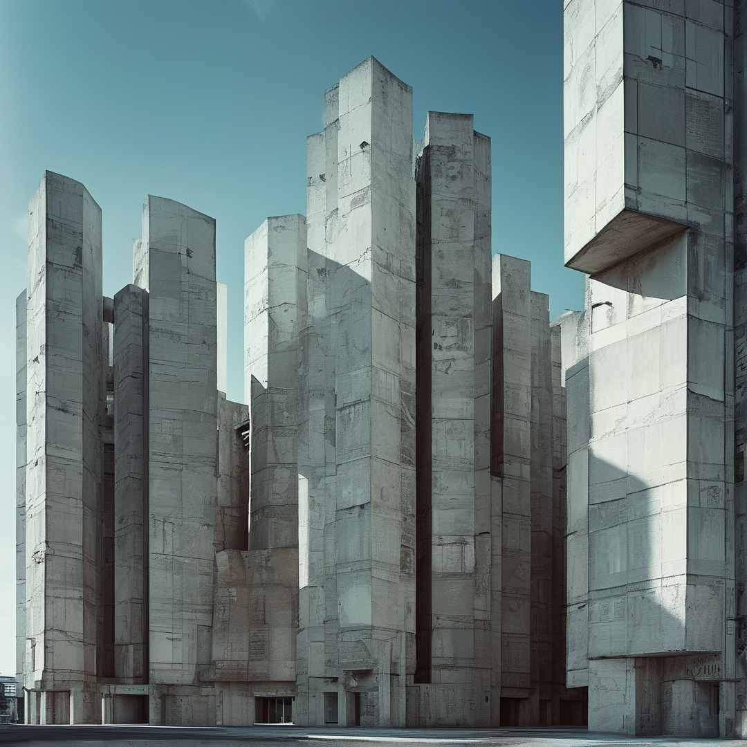 Brutalist Concrete Complex