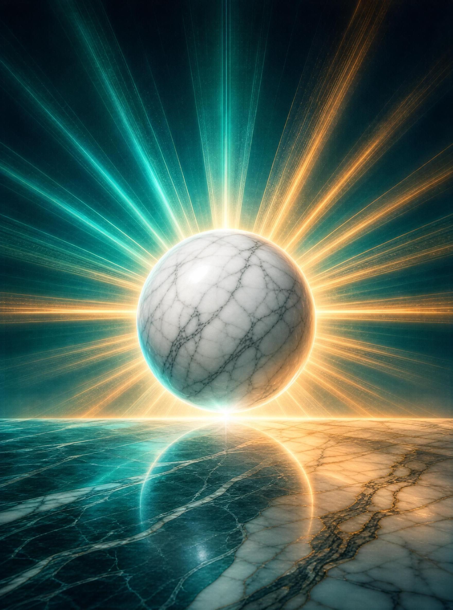 Luminous Marble Orb