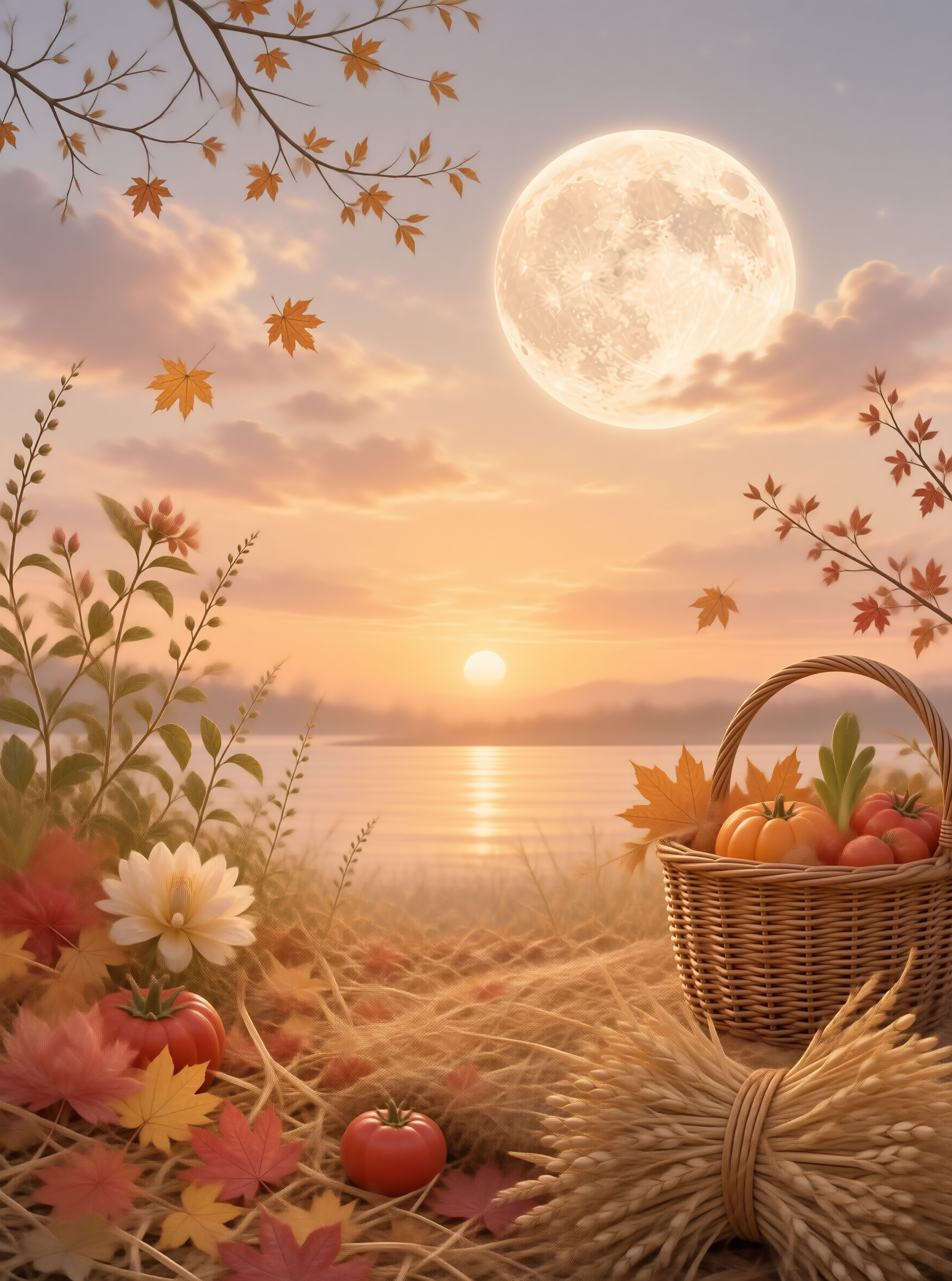 Autumn Harvest Landscape