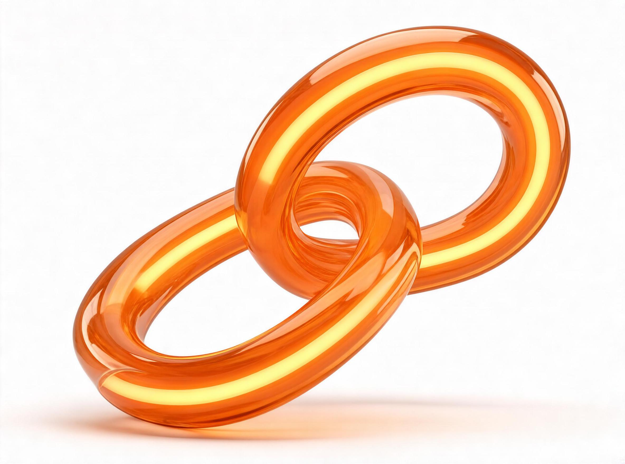 Orange Chain Links
