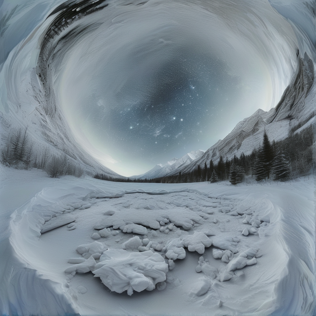 Winter Night Panorama