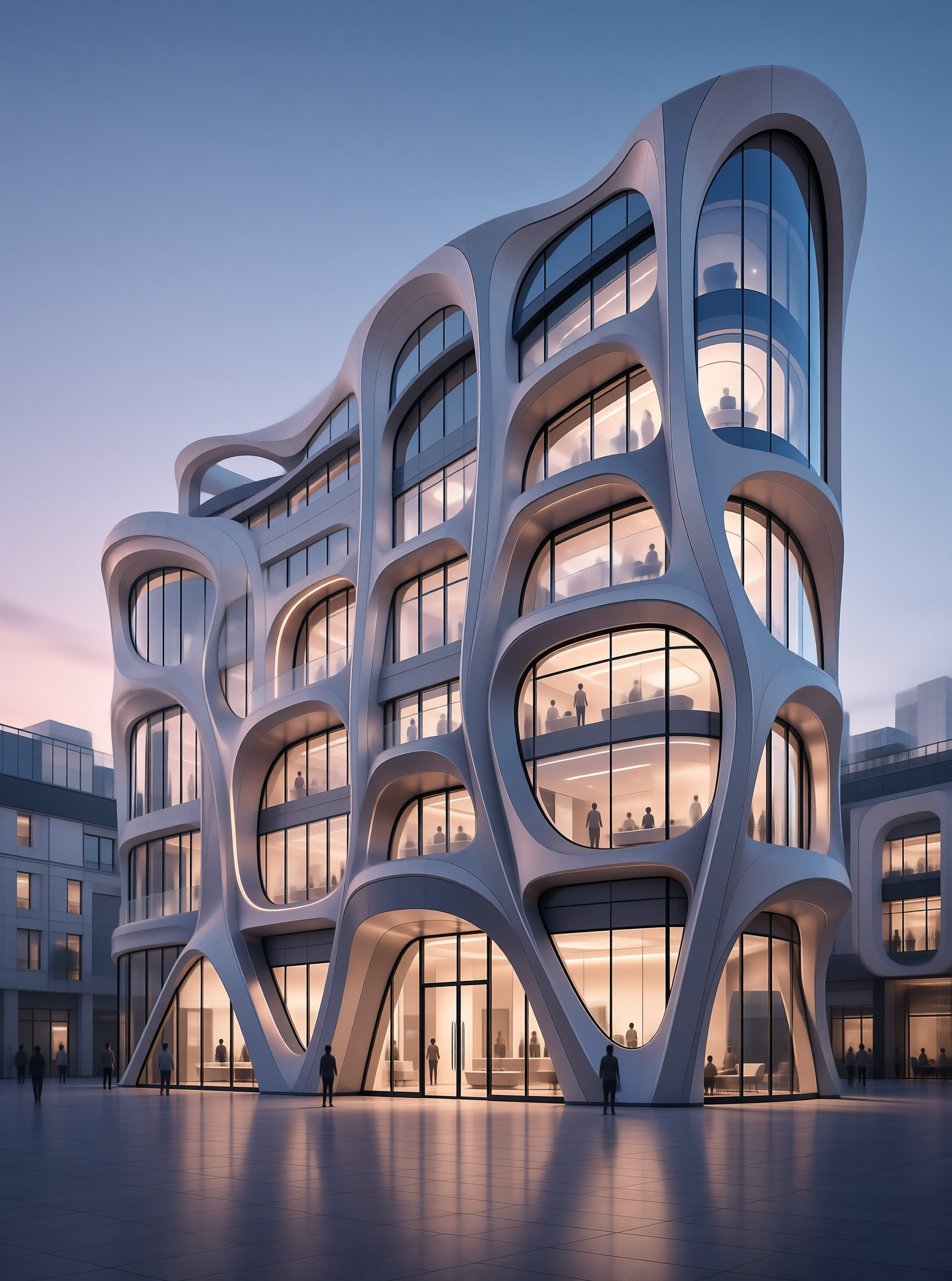 Futuristic Organic Building