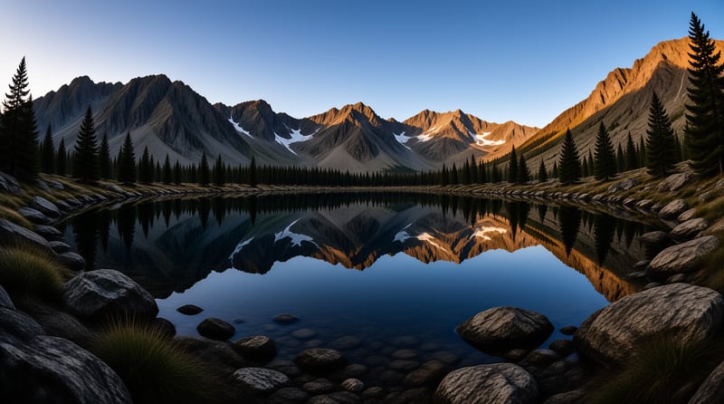 Mountain Lake Reflection