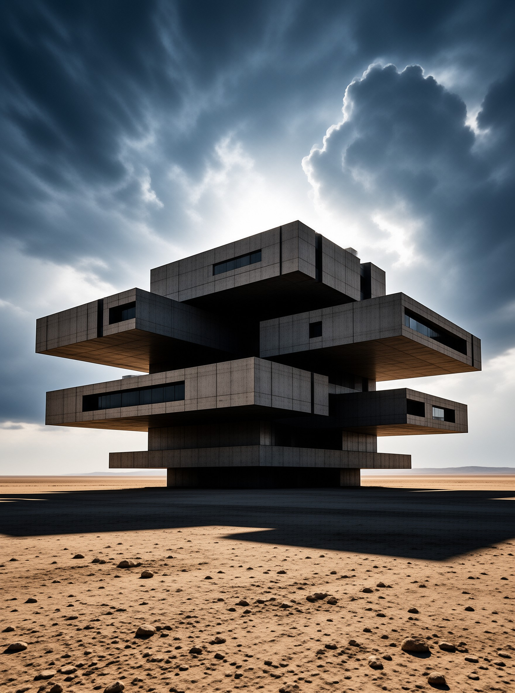 Futuristic Desert Structure