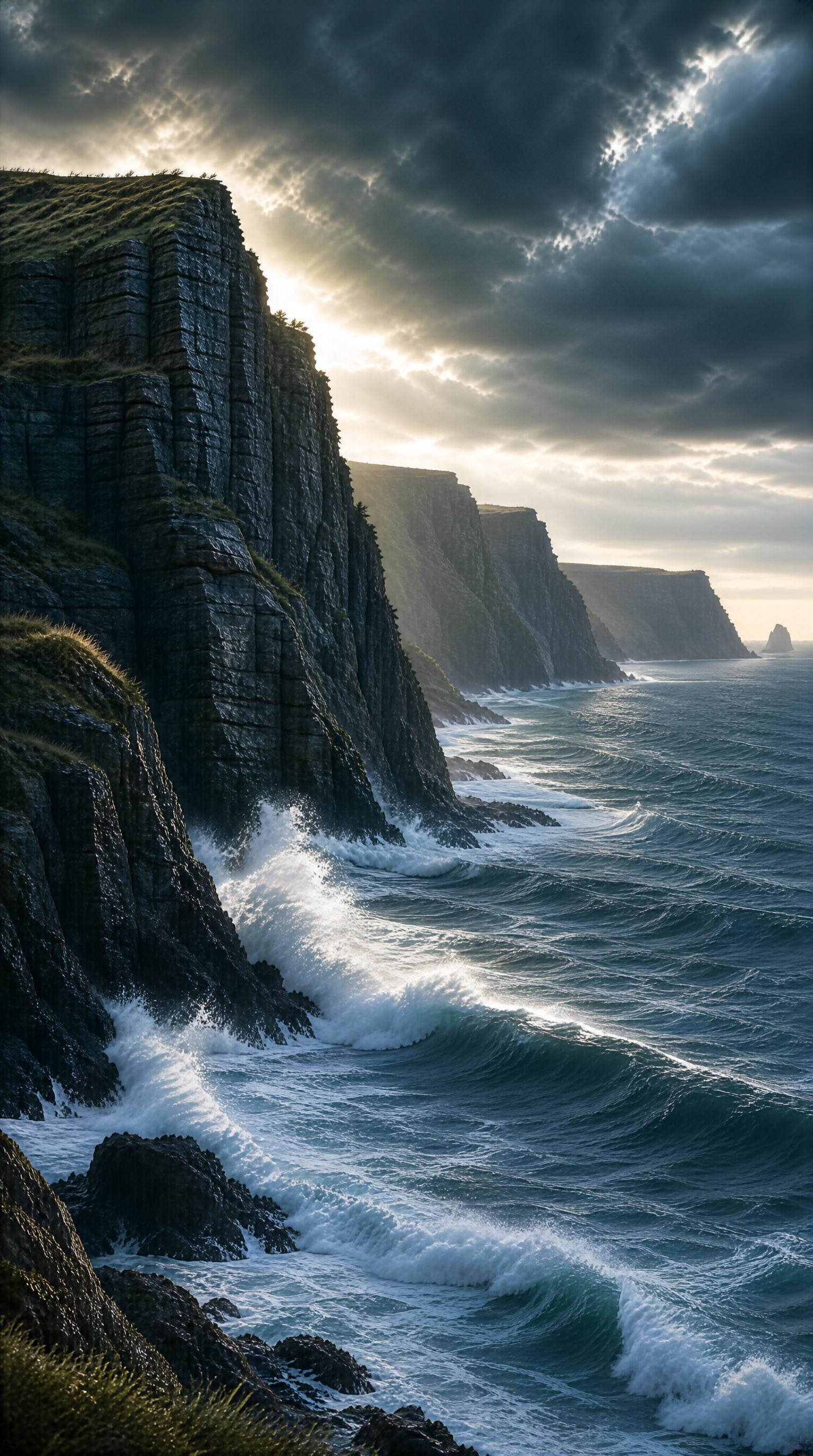 Dramatic Coastal Cliffs