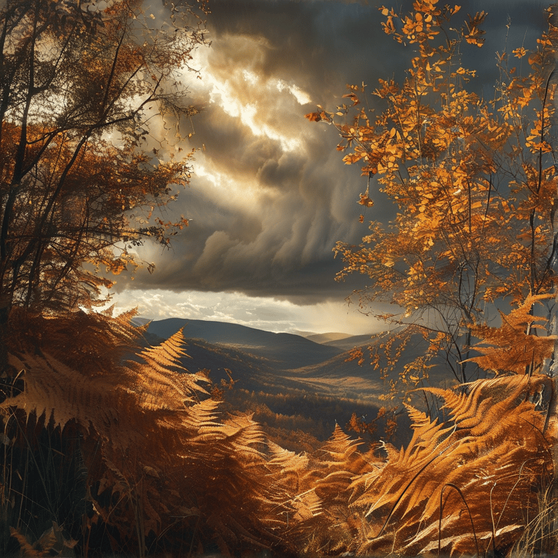 Dramatic Autumn Landscape