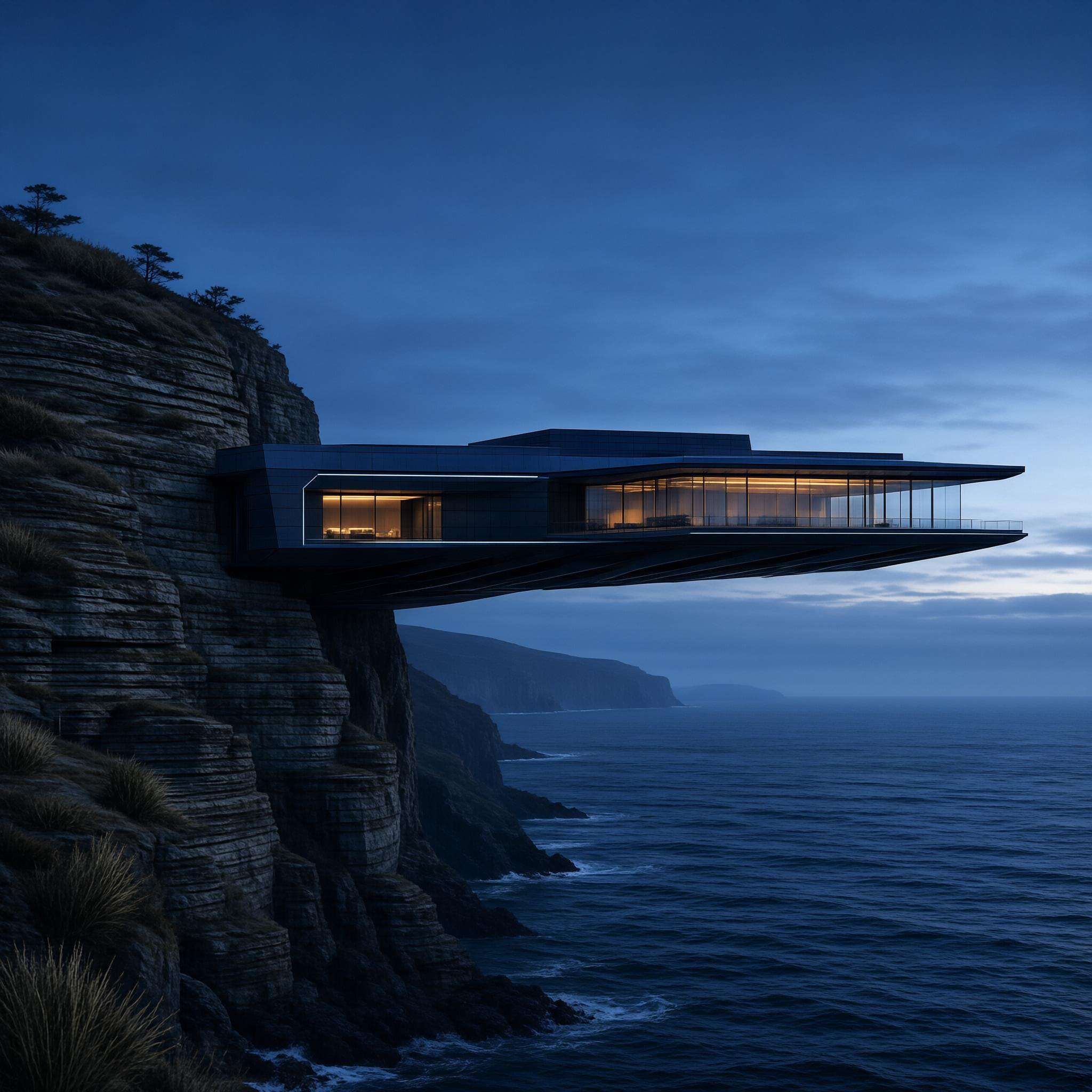 Futuristic Cliff House