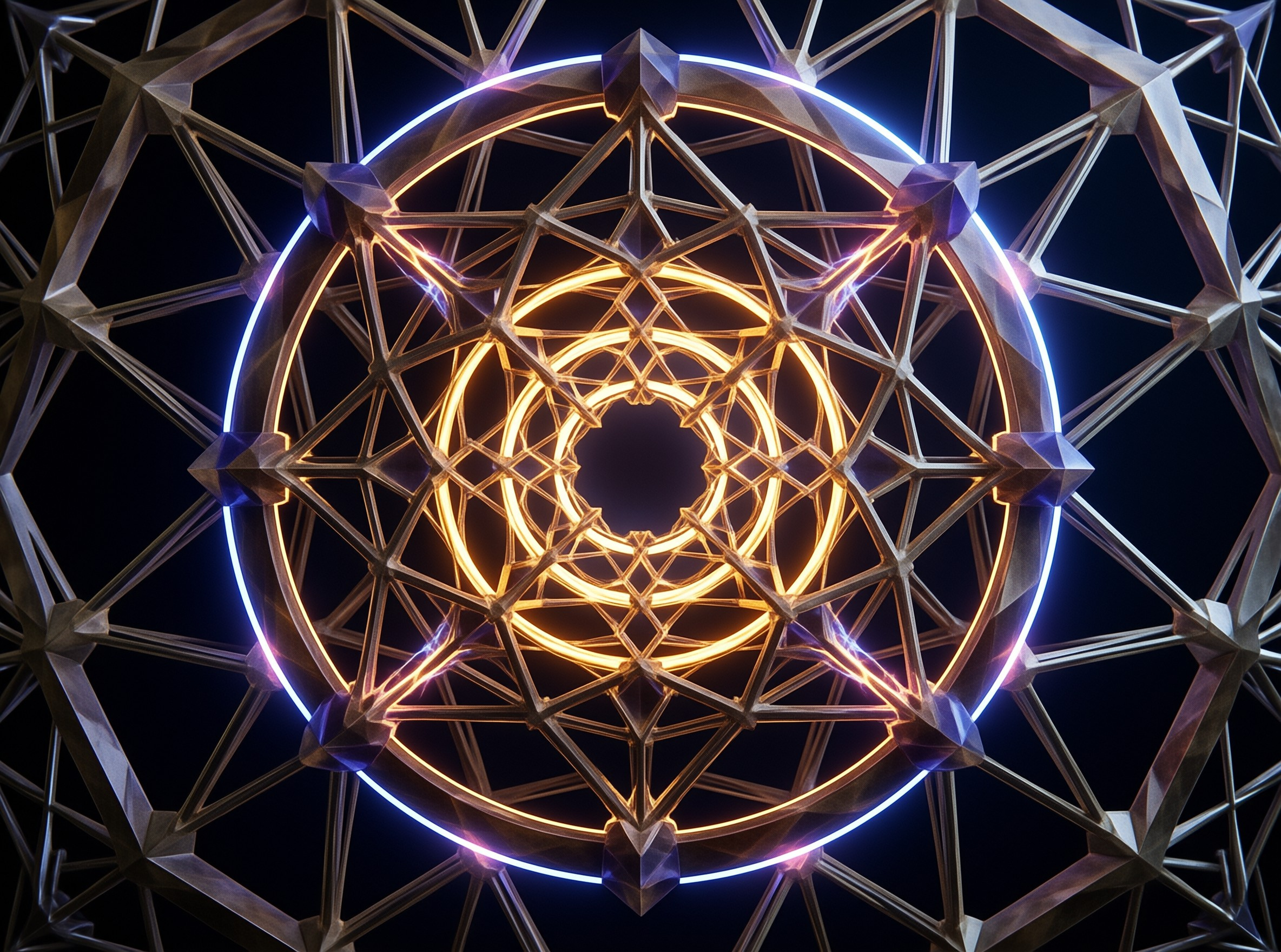 Futuristic Geometric Portal