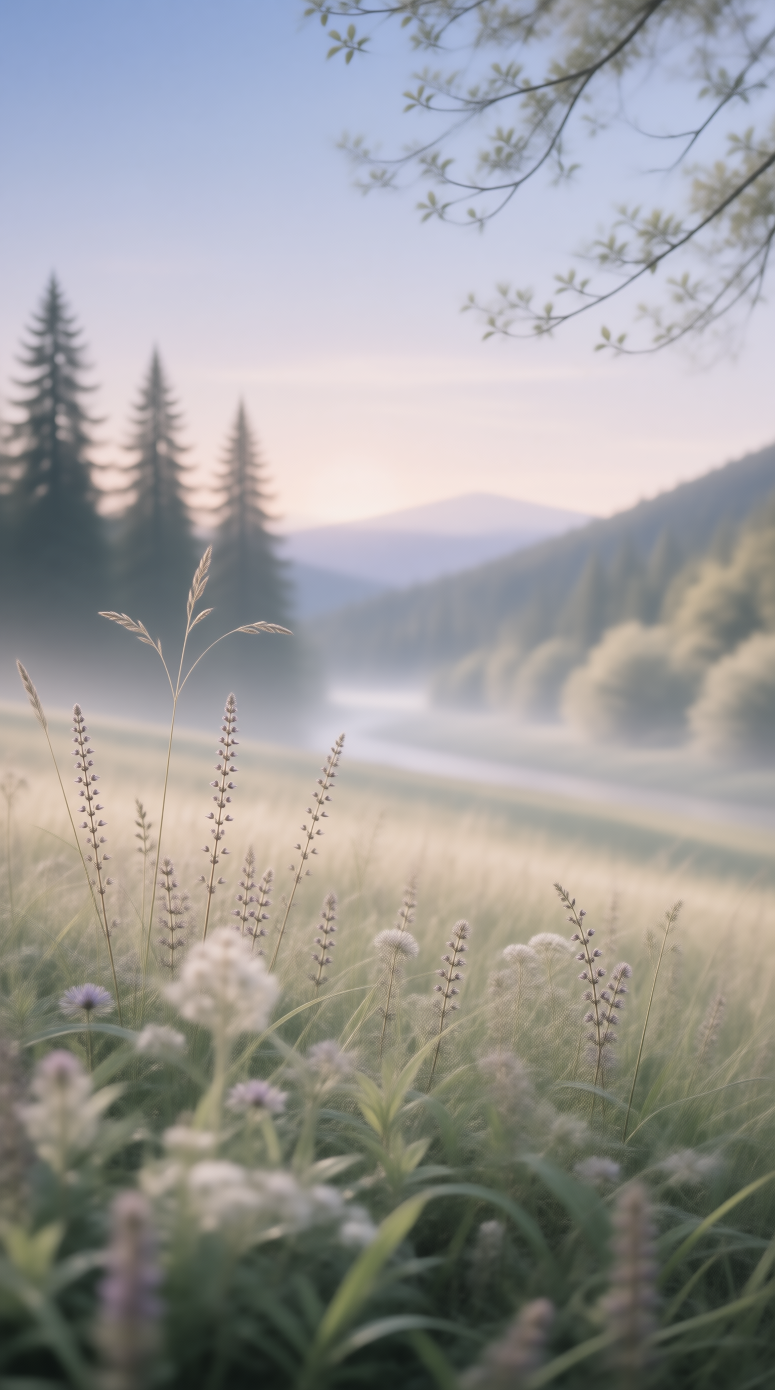 Misty Morning Meadow