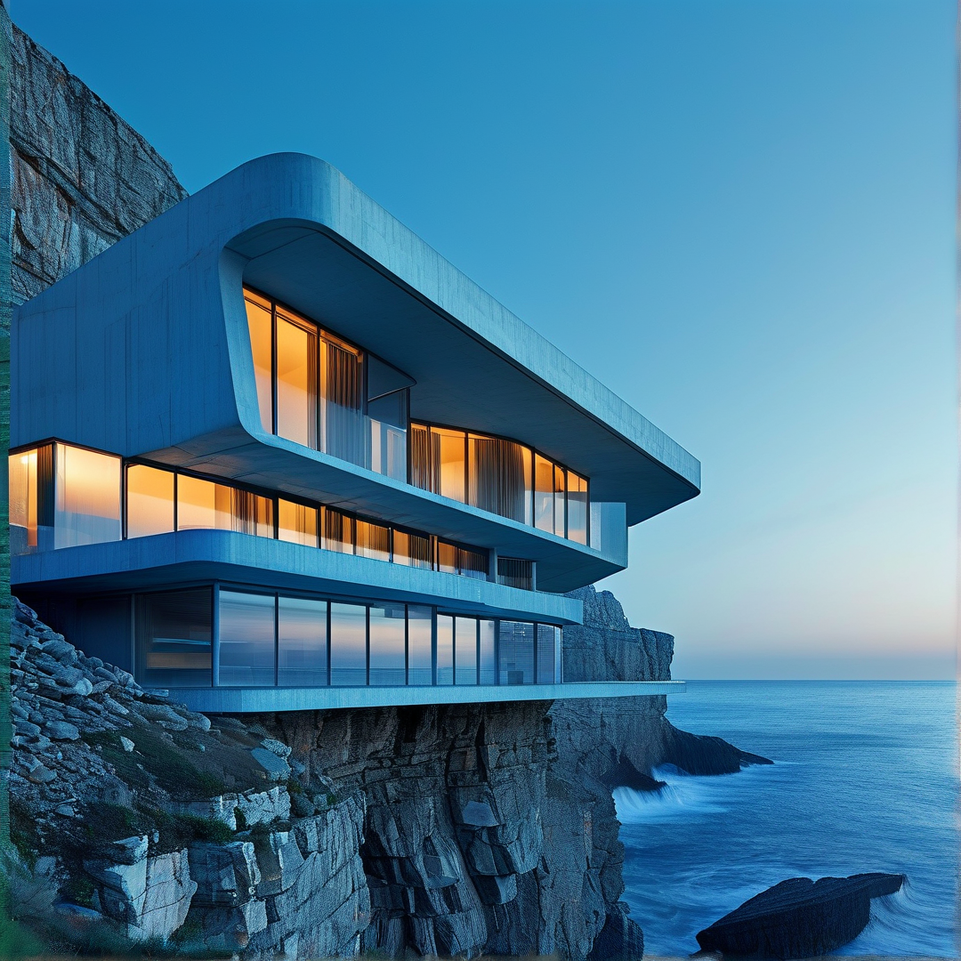 Modern Cliffside Villa