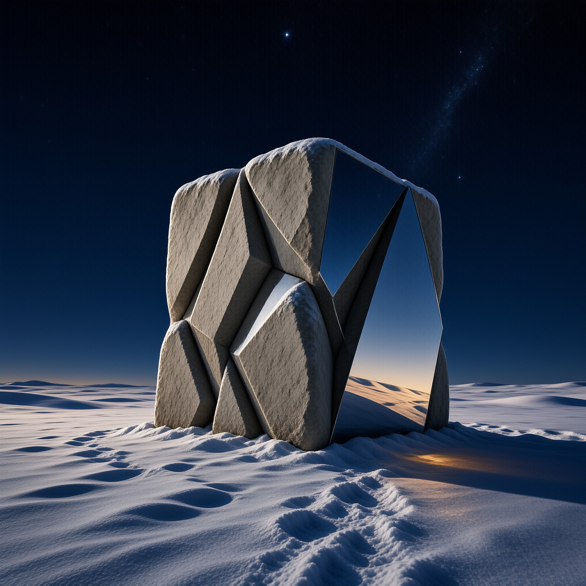 Geometric Structure in Snow