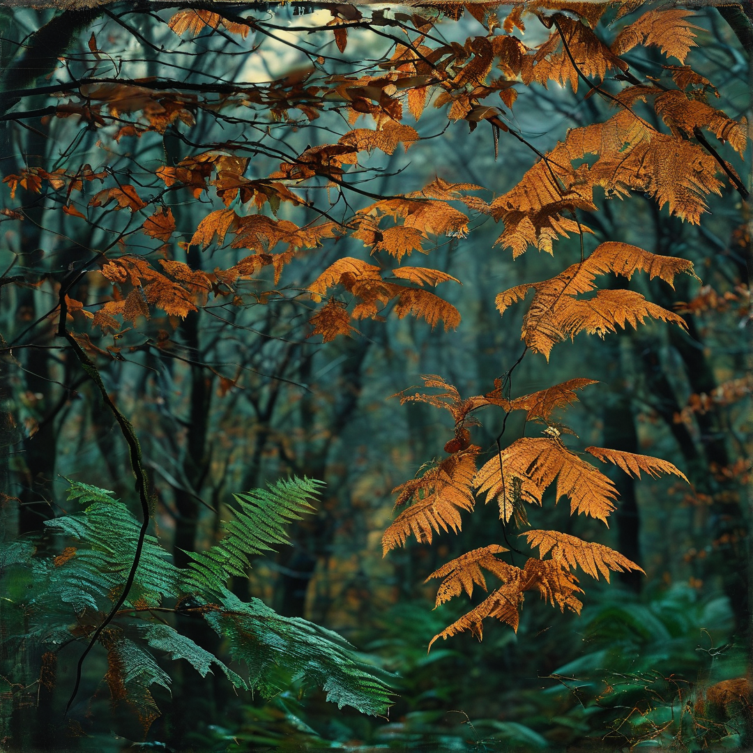 Misty Forest Foliage