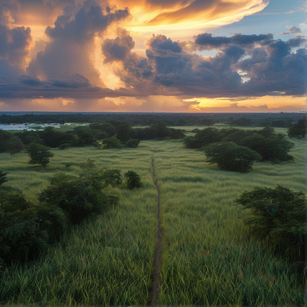 Sunset over Savanna