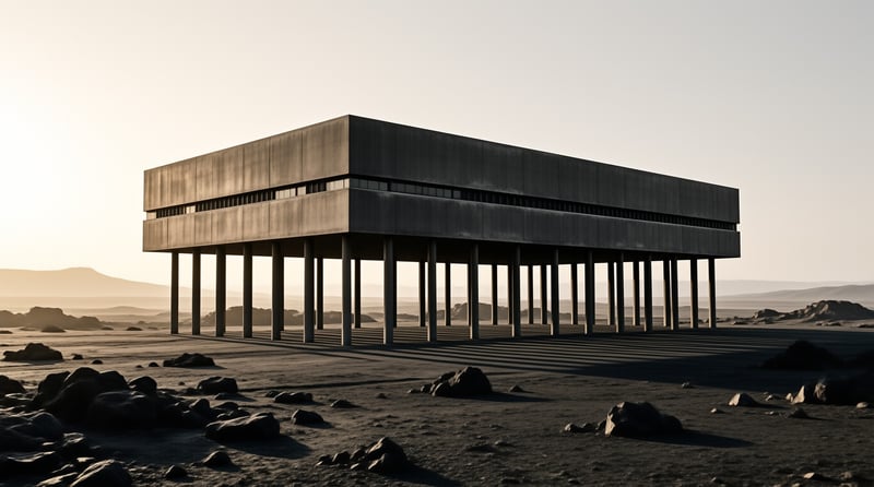 Desert Brutalist Architecture