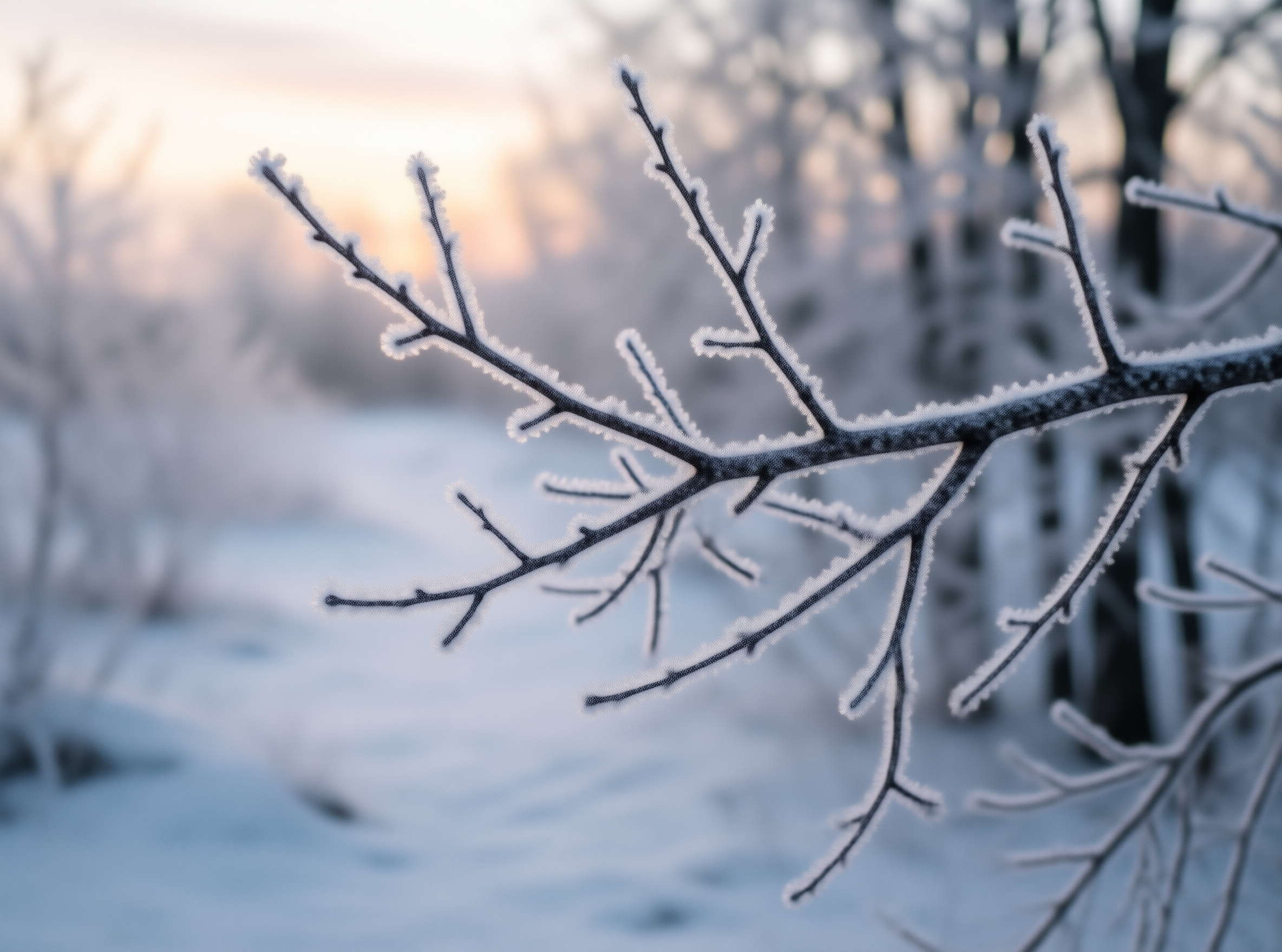 Frosted Winter Branches