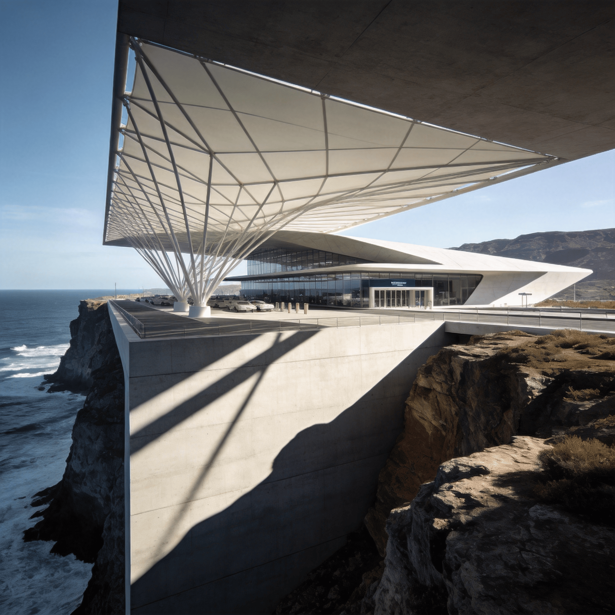 Terminal in Coastal cliff