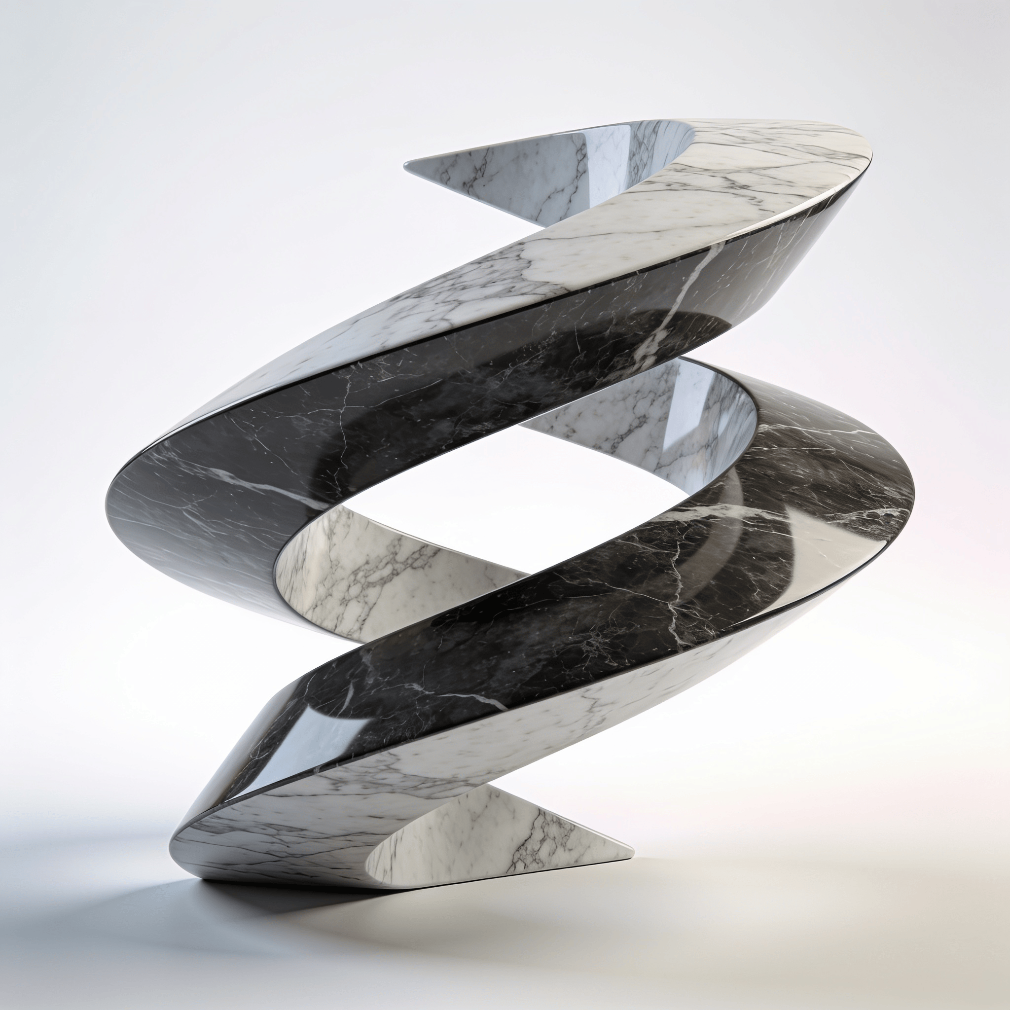 Minimalist, Marble Impossible Shape