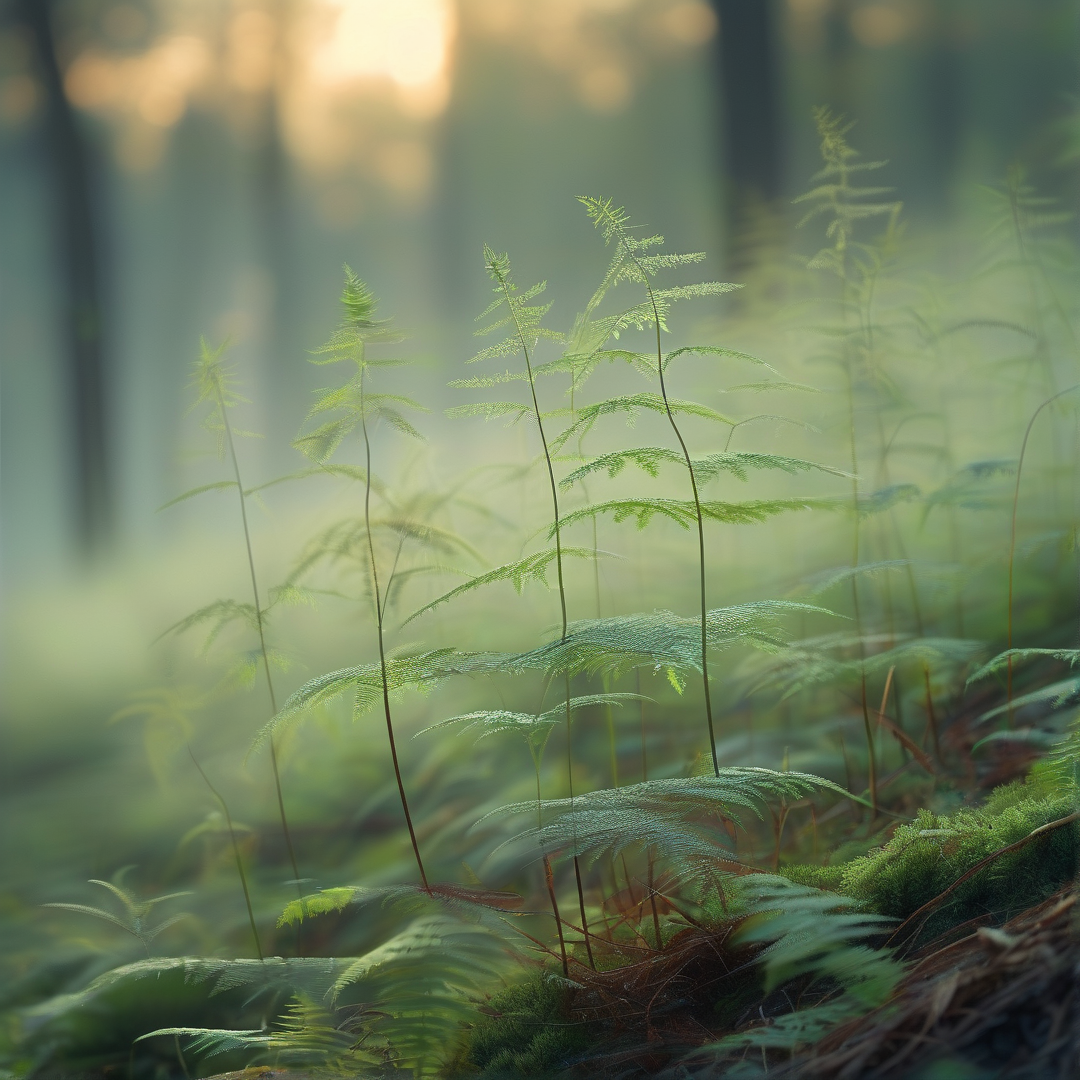 Misty Forest Ferns