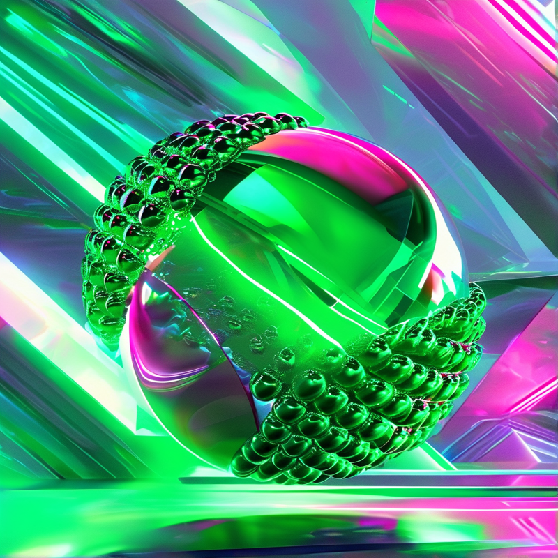 Neon Green Sphere